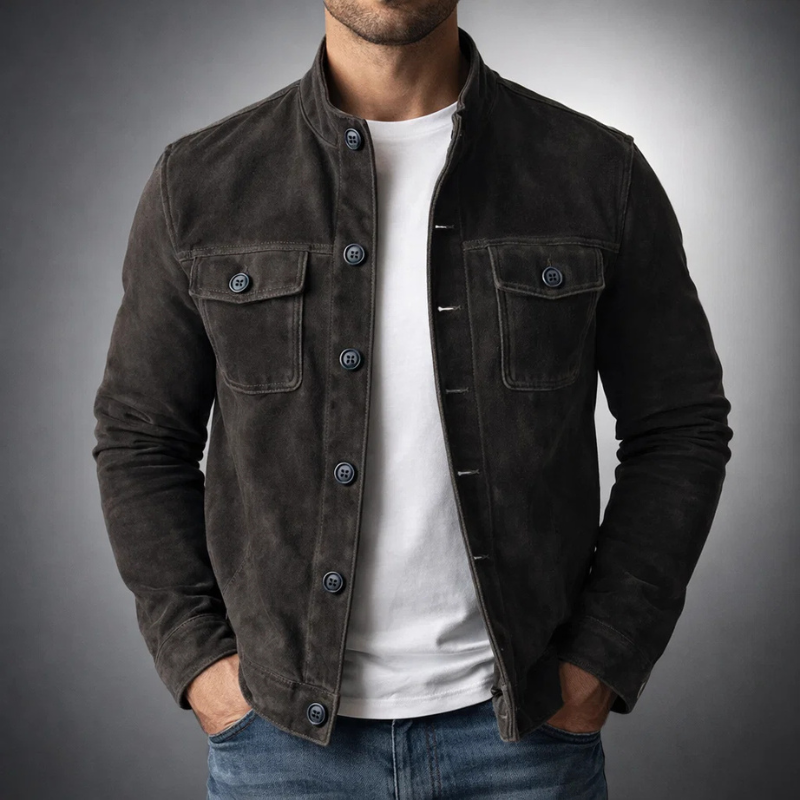 Rovano Suède Jacket – Luxe, Tijdloos & Verfijnd