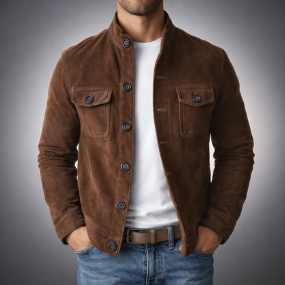 Rovano Suède Jacket – Luxe, Tijdloos & Verfijnd