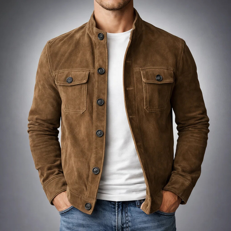 Rovano Suède Jacket – Luxe, Tijdloos & Verfijnd