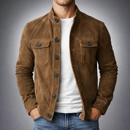 Rovano Suède Jacket – Luxe, Tijdloos & Verfijnd