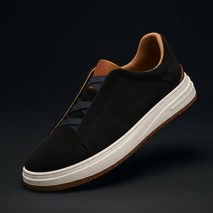 Aurelio Suede Runner – Minimalistisch, Luxe & Tijdloos