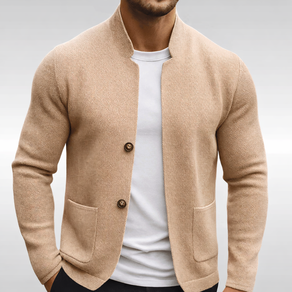 Jonaro Knit Blazer – Luxe Gebreid, Comfortabel & Verfijnd