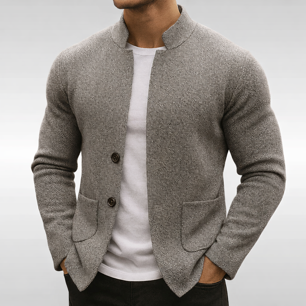 Jonaro Knit Blazer – Luxe Gebreid, Comfortabel & Verfijnd