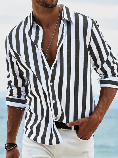 Ravello AirLinen Strepen Shirt