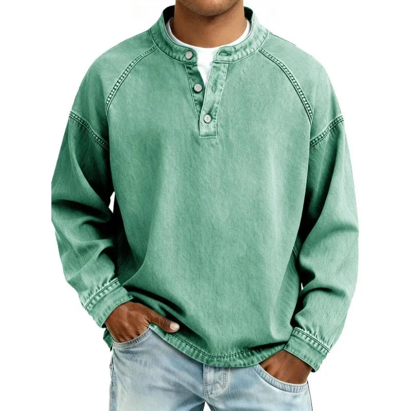 Mavero Vintage Longsleeve – Authentiek, Comfortabel & Karaktervol