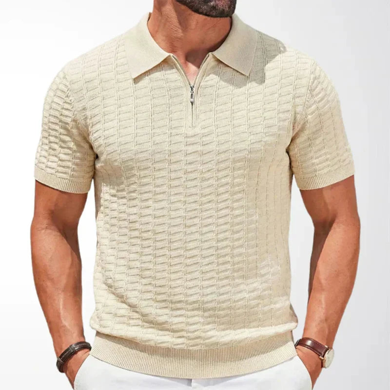 Monté Zip Polo – Lightweight Refined Fit