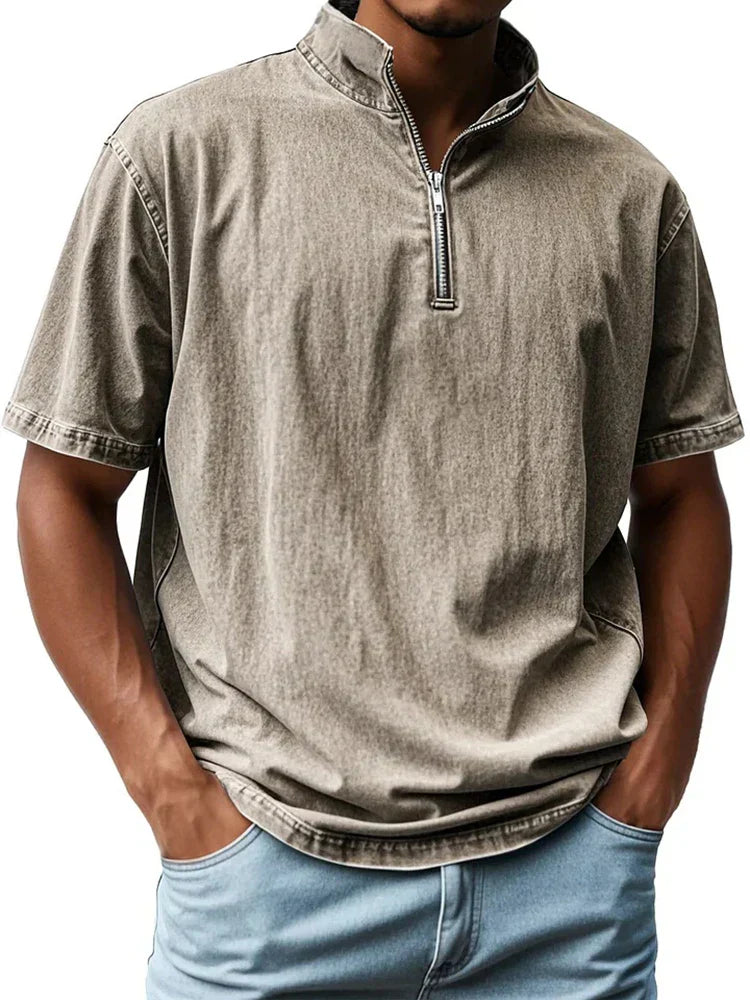 Varello Zip Polo – Modern, Comfortabel & Moeiteloos Verzorgd