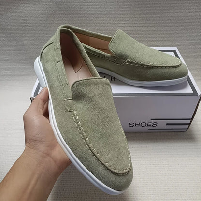 Orvelli Slip Loafers – Minimalistisch, Licht & Verfijnd