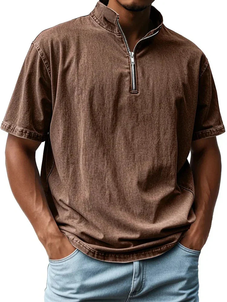Varello Zip Polo – Modern, Comfortabel & Moeiteloos Verzorgd
