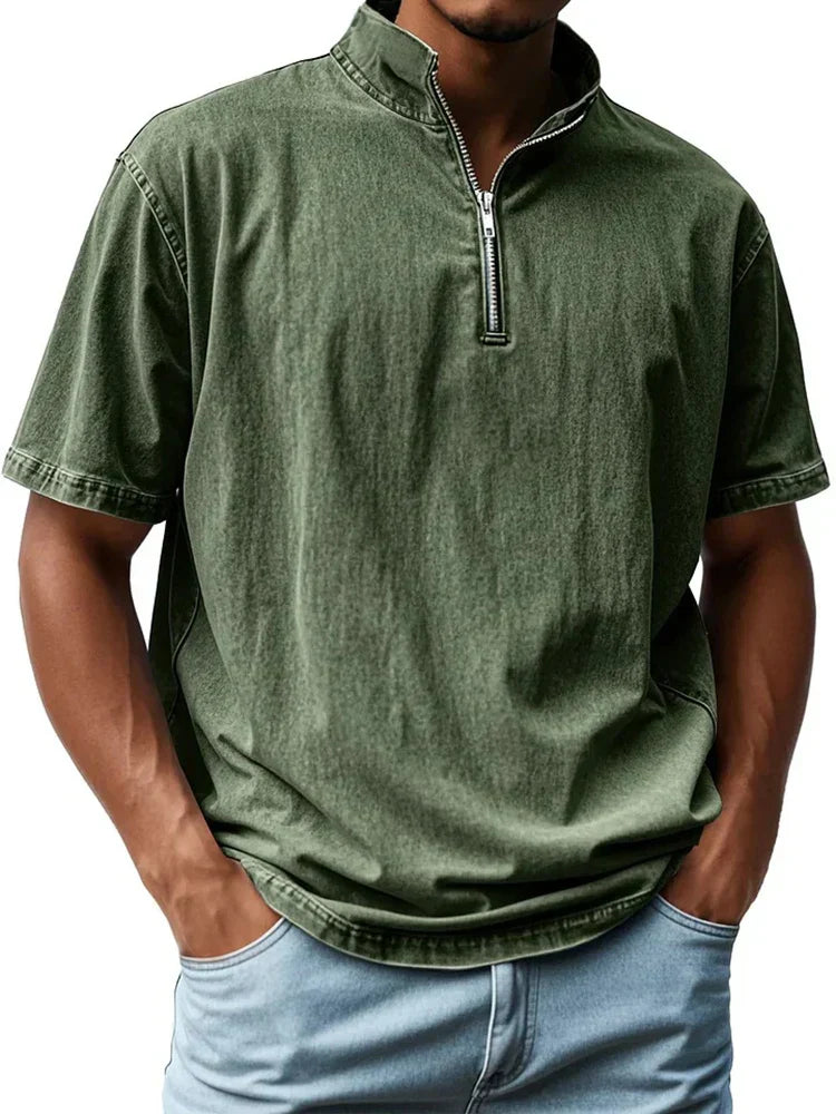 Varello Zip Polo – Modern, Comfortabel & Moeiteloos Verzorgd