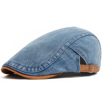 Milano Denim Flat Cap – Klassiek & Tijdloos