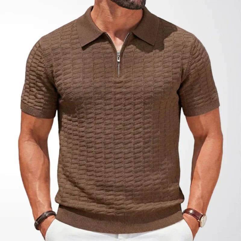 Monté Zip Polo – Lightweight Refined Fit
