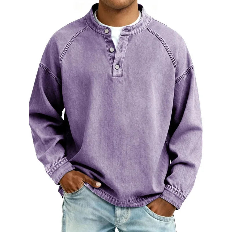 Mavero Vintage Longsleeve – Authentiek, Comfortabel & Karaktervol
