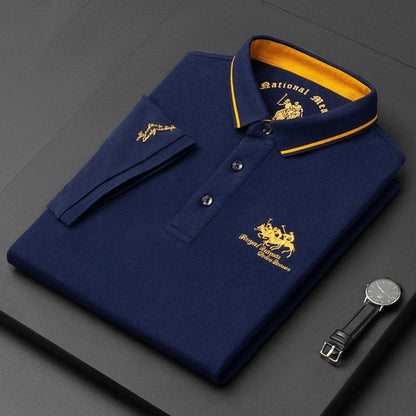 Vincenzo Luxe Polo – Tijdloos, Ademend & Comfortabel