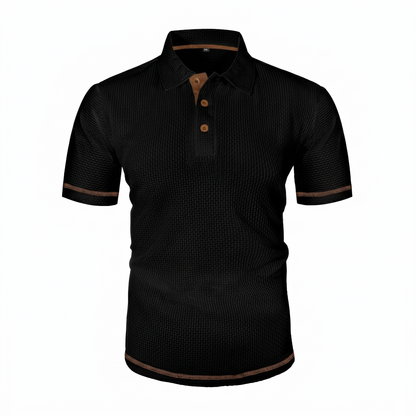 Bellagio Textuur Polo – Verfijnd, Ademend & Tijdloos