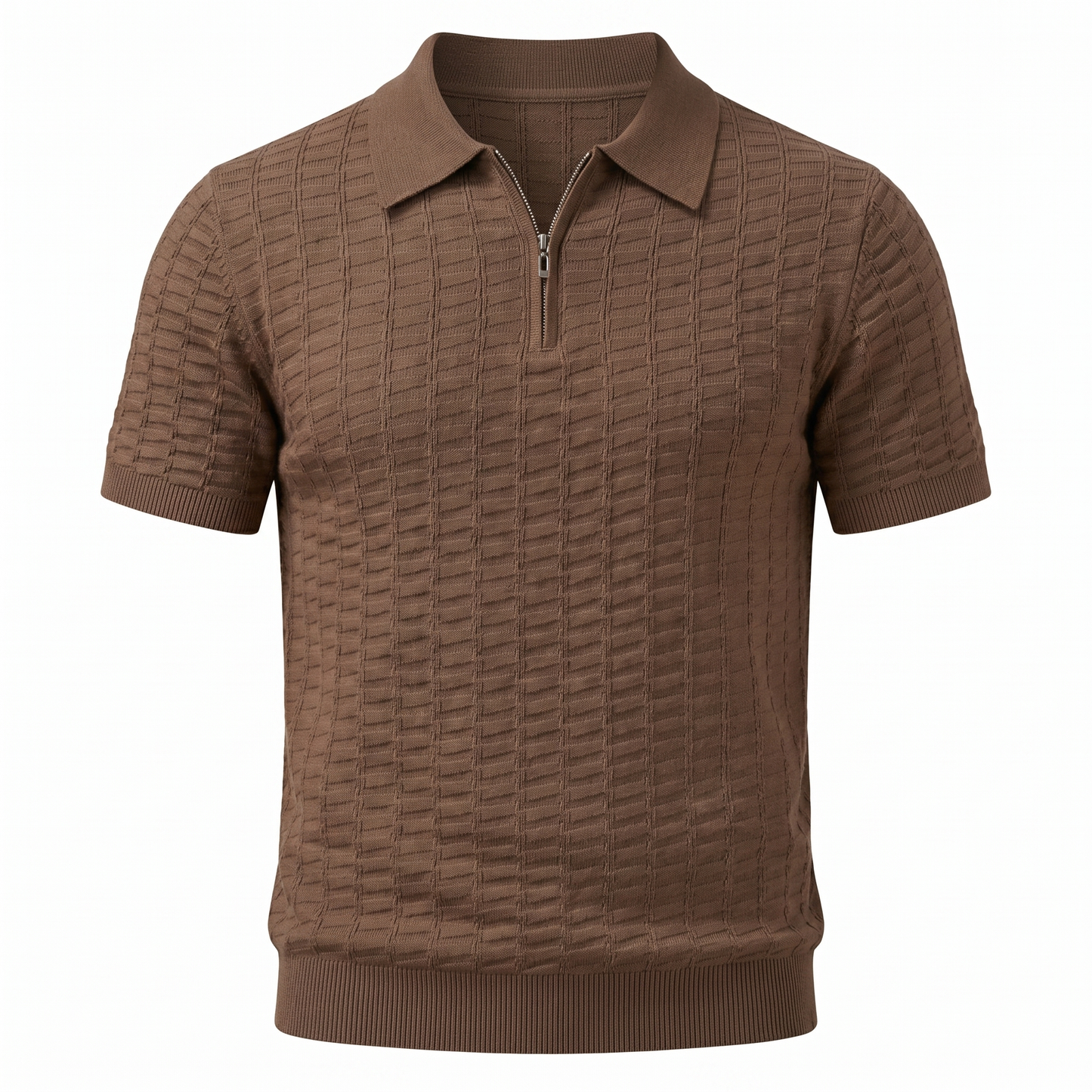 Monté Zip Polo – Lightweight Refined Fit