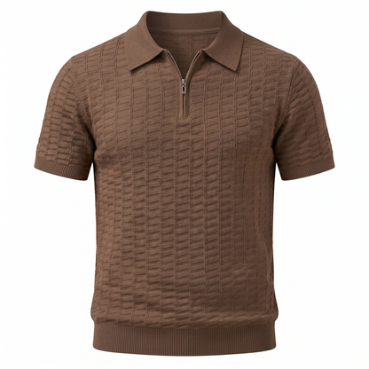 Monté Zip Polo – Lightweight Refined Fit