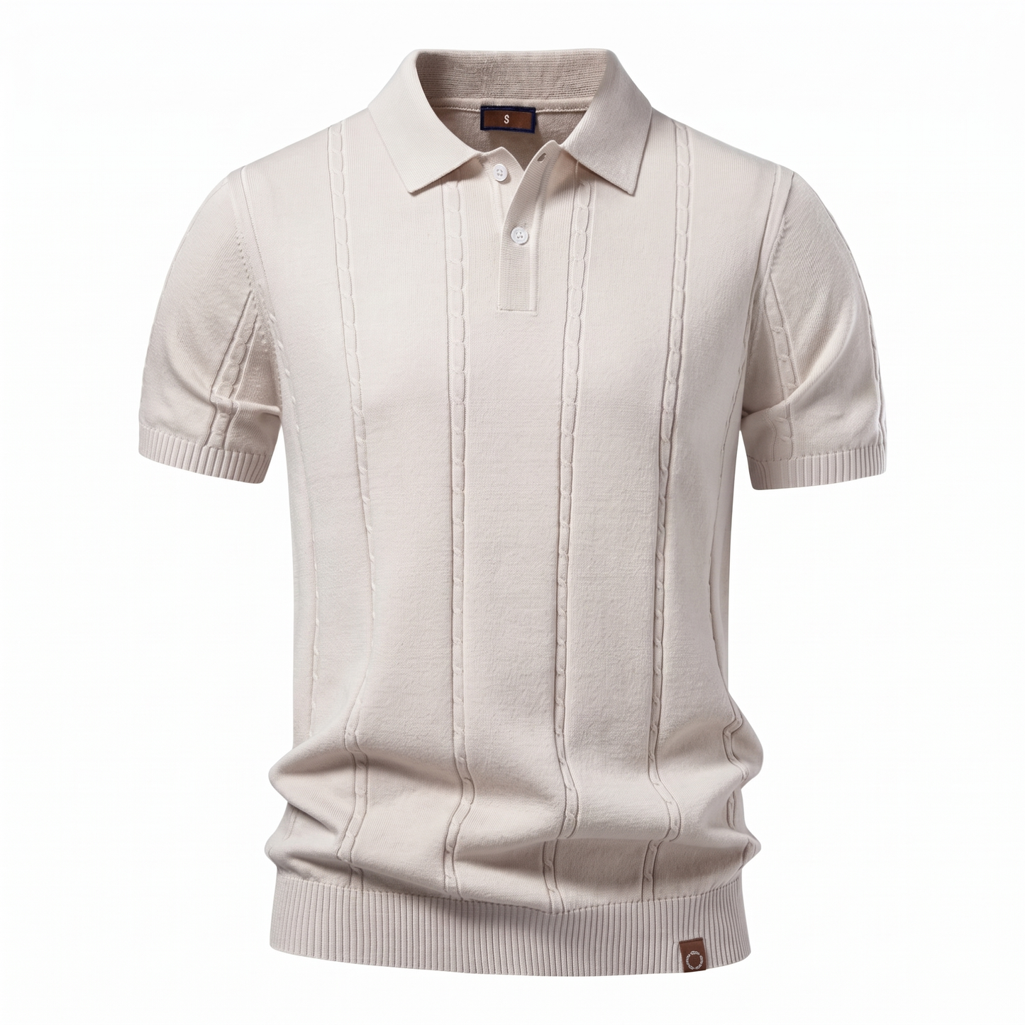 Montere Knit Polo – Elegant, Lichtgewicht & Verzorgd