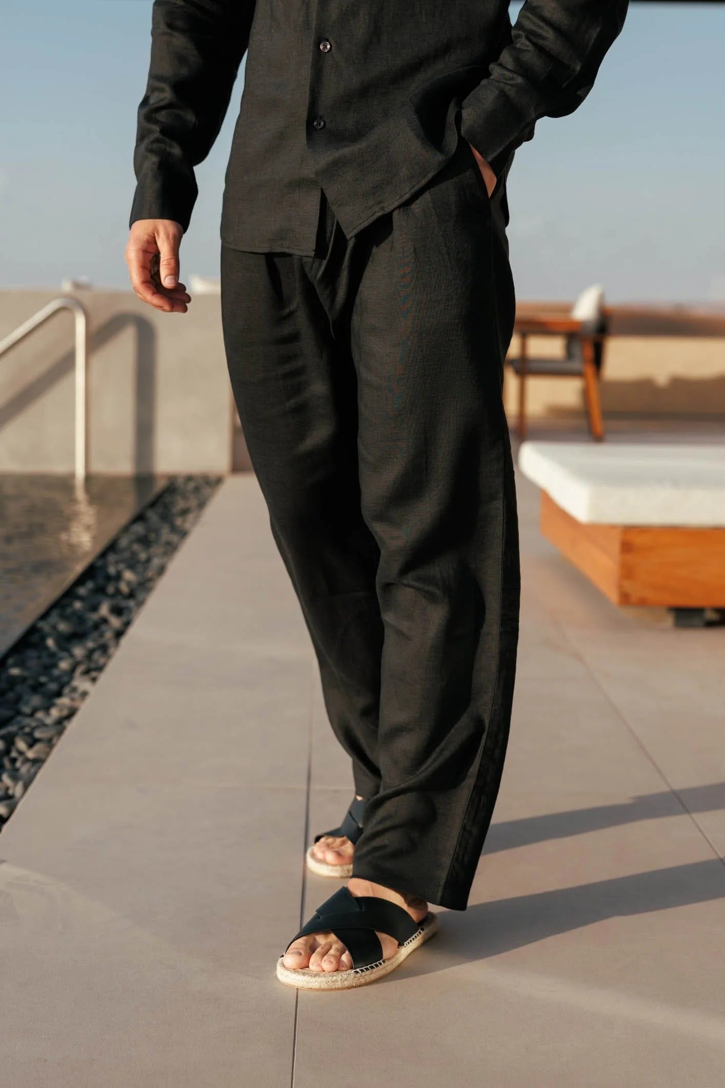 Bellano Linen Pants – Licht, Verzorgd & Tijdloos
