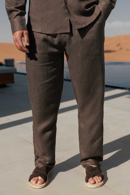 Bellano Linen Pants – Licht, Verzorgd & Tijdloos