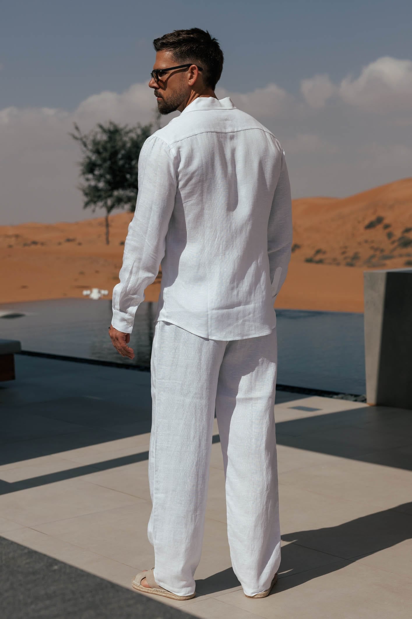 Bellano Linen Pants – Licht, Verzorgd & Tijdloos